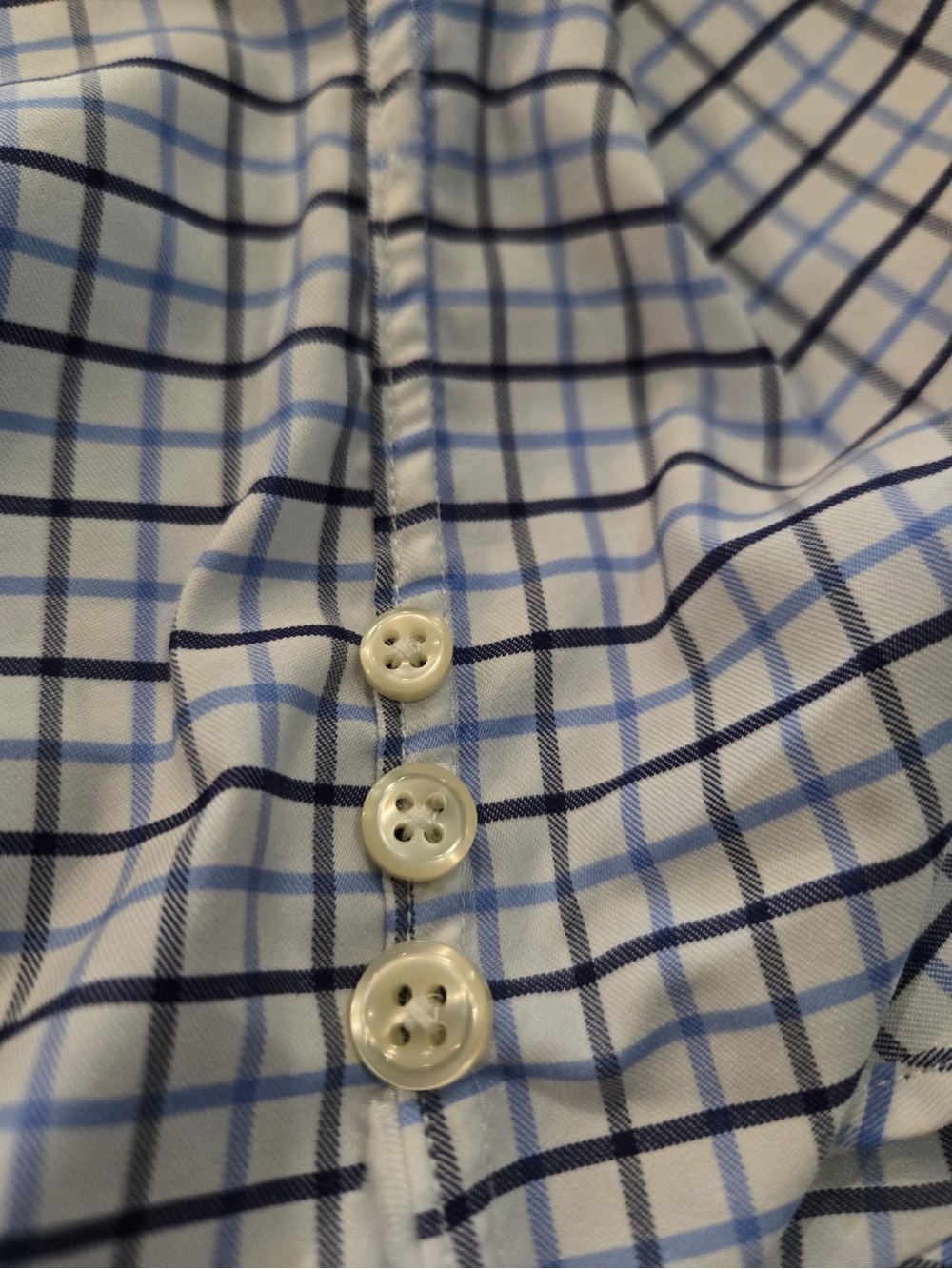 Classic Fit Checked Performance Shirt - Picture 7 of 8